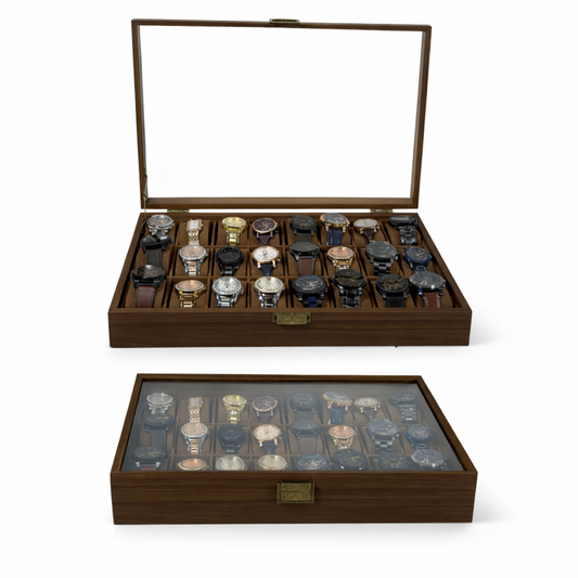 ESTUCHE DE MADERA PREMIUM PARA 24 RELOJES