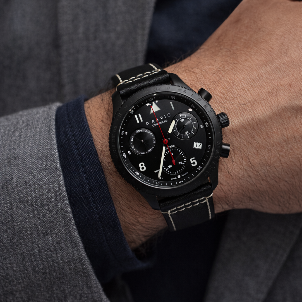 RELOJ D'MARIO KL3138 CUERO HOMBRE