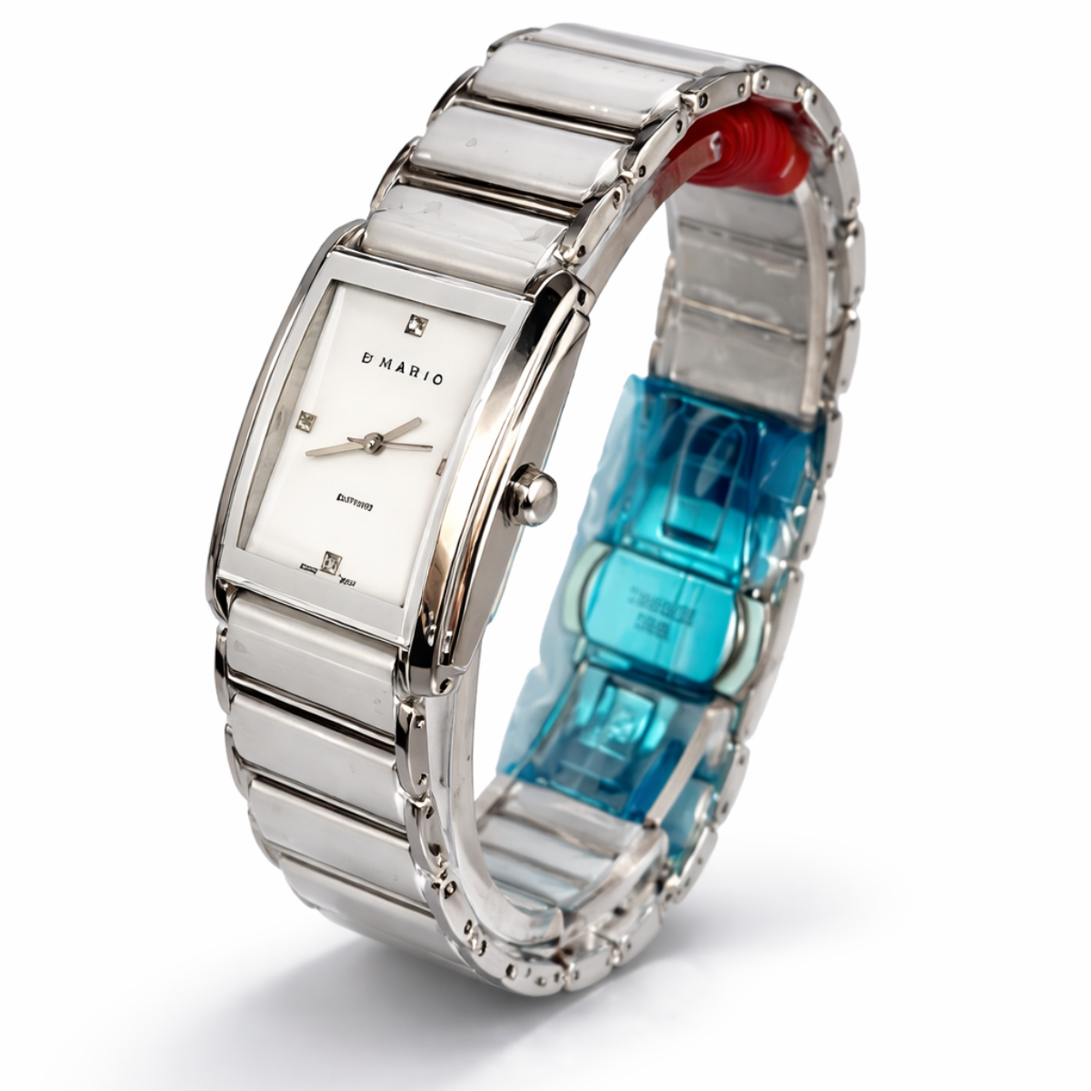 RELOJ D'MARIO CS5150L CERAMICA DAMA BLANCO