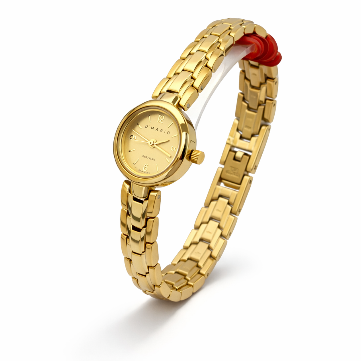 RELOJ D'MARIO FC0511 DAMA ACERO DORADO