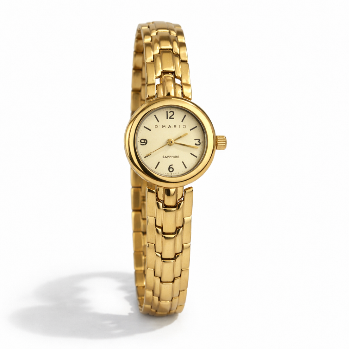 RELOJ D'MARIO FC0511 DAMA ACERO DORADO