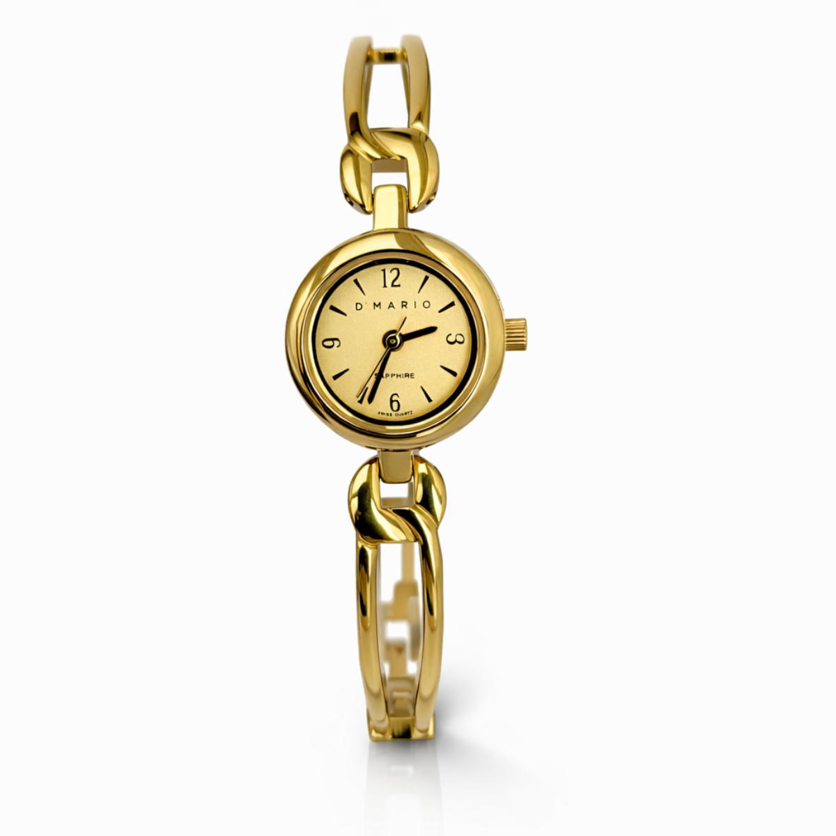 RELOJ D'MARIO FG0502 DAMA ACERO DORADO