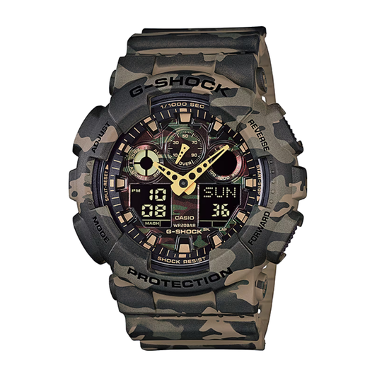 RELOJ CASIO G-SHOCK GA-100CM-5A CAMUFLADO