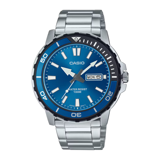 RELOJ CASIO MTD-125D-2A1 ANALOGO ACERO