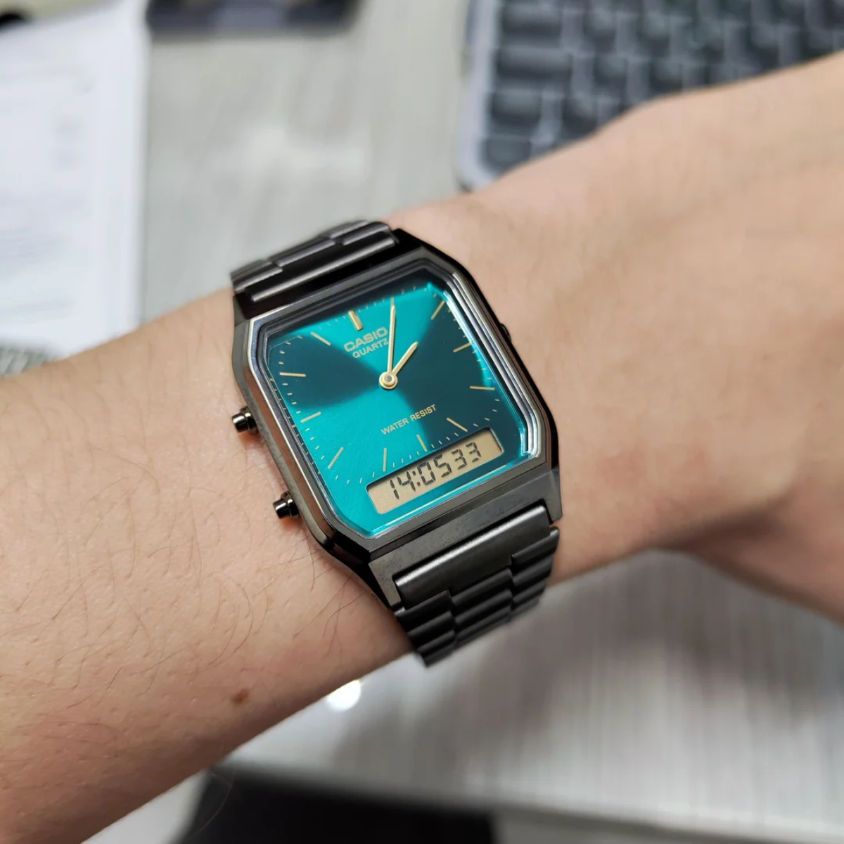 RELOJ CASIO AQ-230EGG-3A ACERO