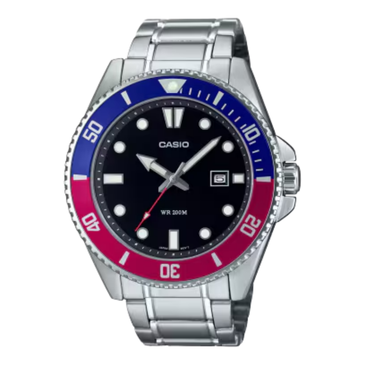 RELOJ CASIO MDV-107D-1A3 ACERO