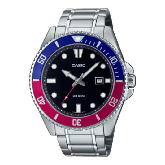 RELOJ CASIO MDV-107D-1A3 ACERO