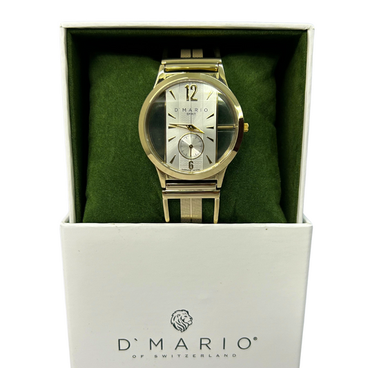 RELOJ D'MARIO HOMBRE ZE1169 DOBLE ZAFIRO ESQUELETO