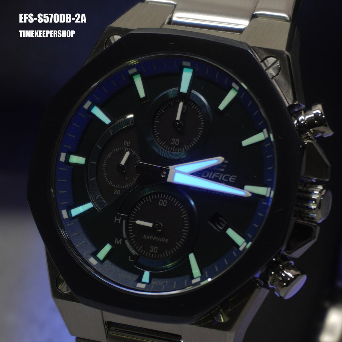RELOJ CASIO EDIFICE SOLAR EFS-S570DB-2A