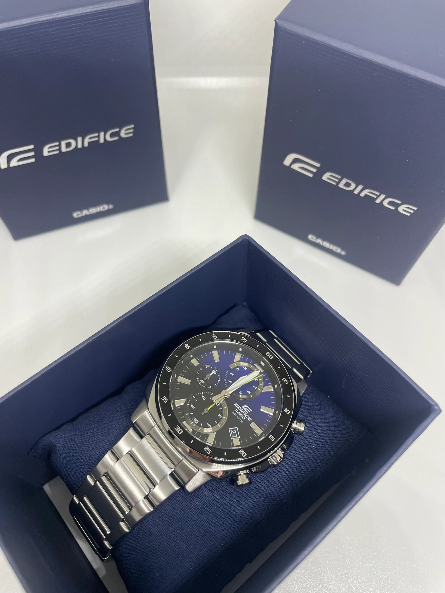 RELOJ CASIO EDIFICE EFV-600D-2A ACERO