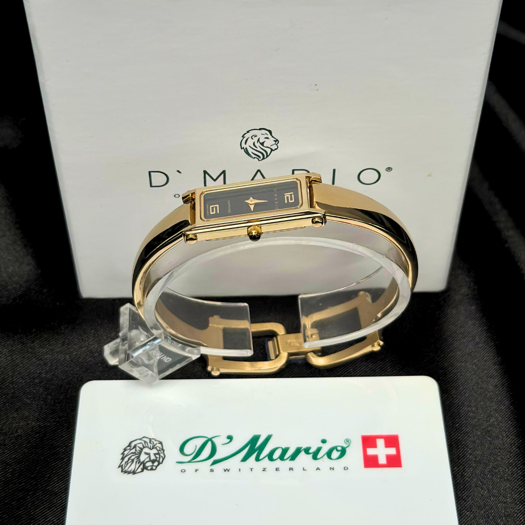 RELOJ D'MARIO DAMA FA9315 TIPO ARO CUADRADO