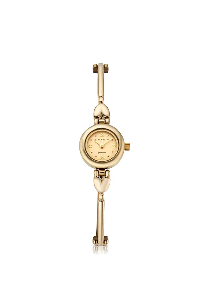 RELOJ D'MARIO FG0333 DORADO