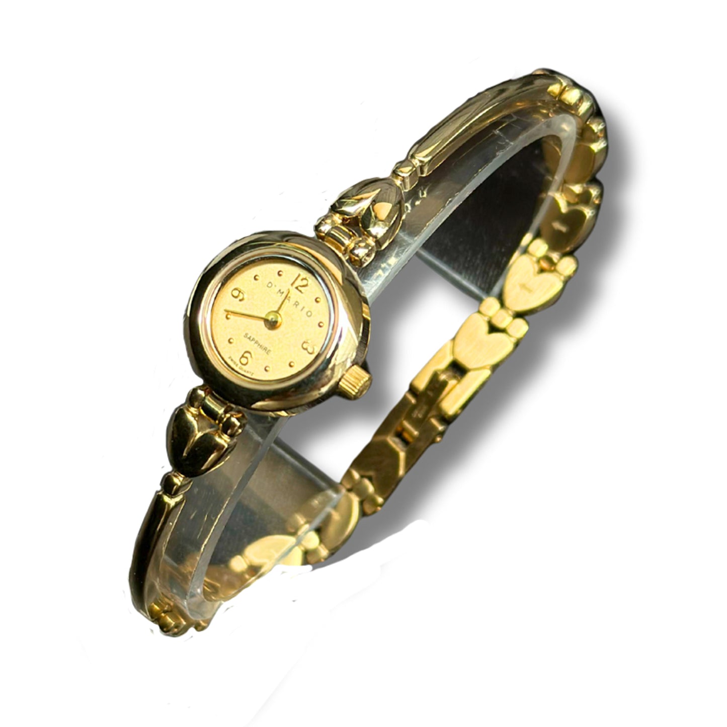RELOJ D'MARIO FG0333 DORADO