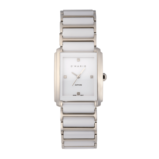 RELOJ D'MARIO CS5150L PB CERAMICA