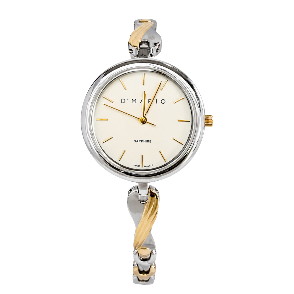 RELOJ D'MARIO FG1606 BICOLOR
