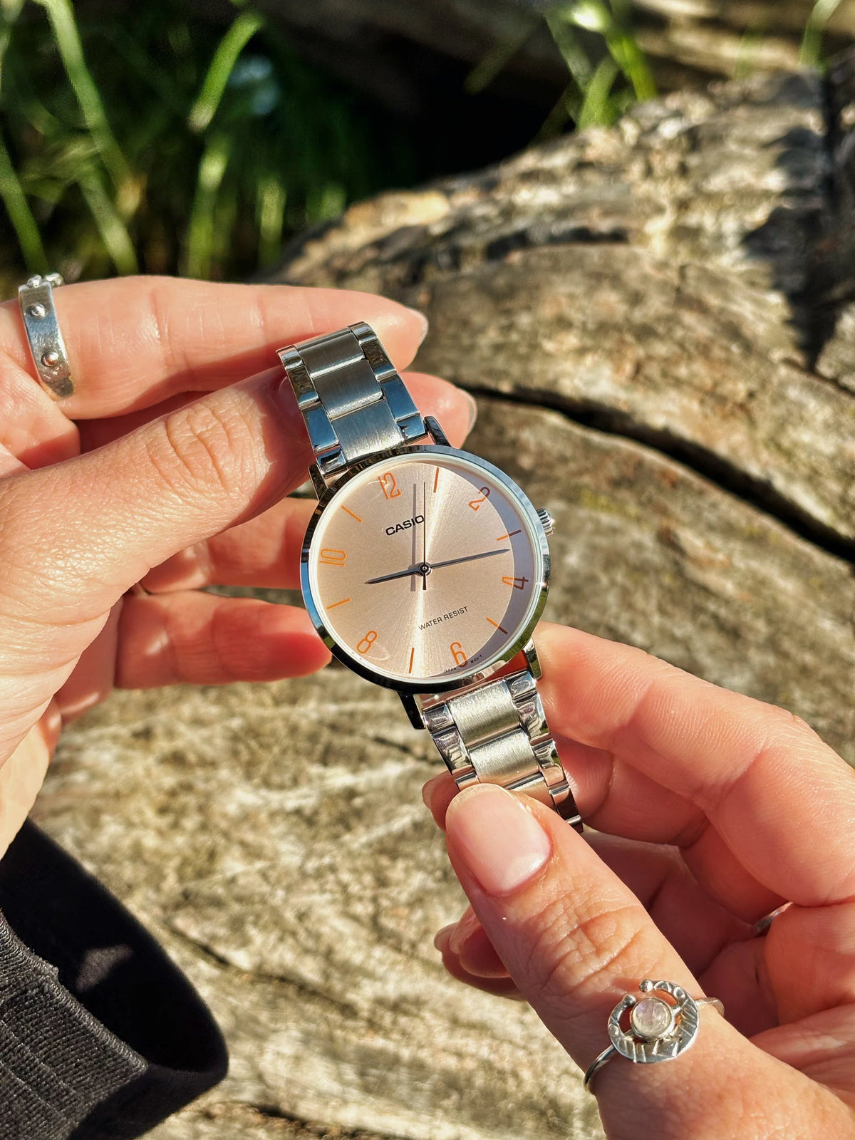 RELOJ CASIO LTP-VT01D-4B2 ACERO