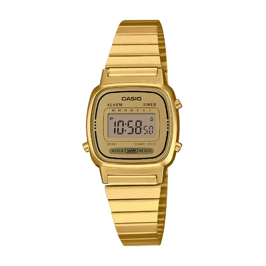 RELOJ CASIO LA670WGA-9D DIGITAL MINI RETRO