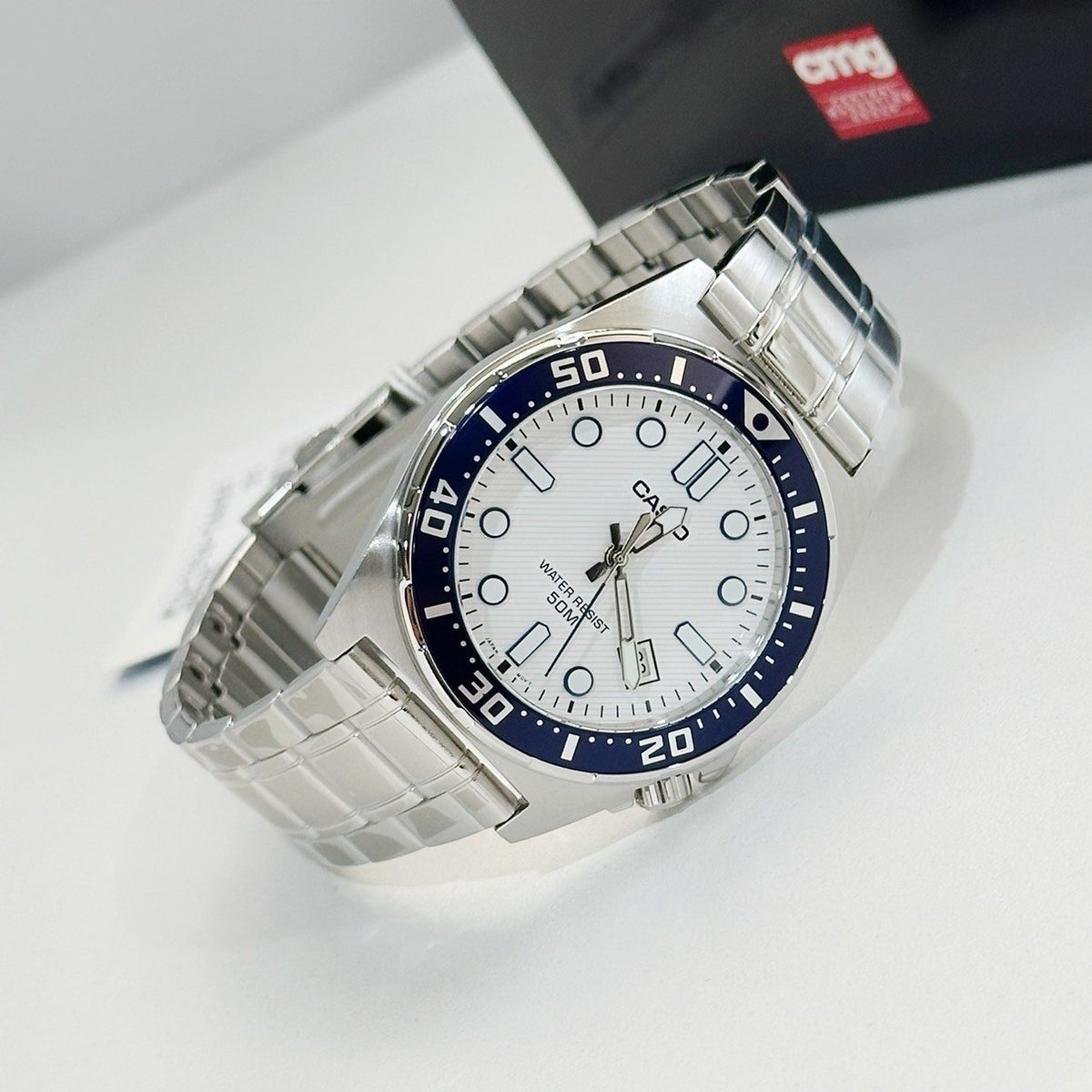 RELOJ CASIO MTD-135D-7AVDF ACERO