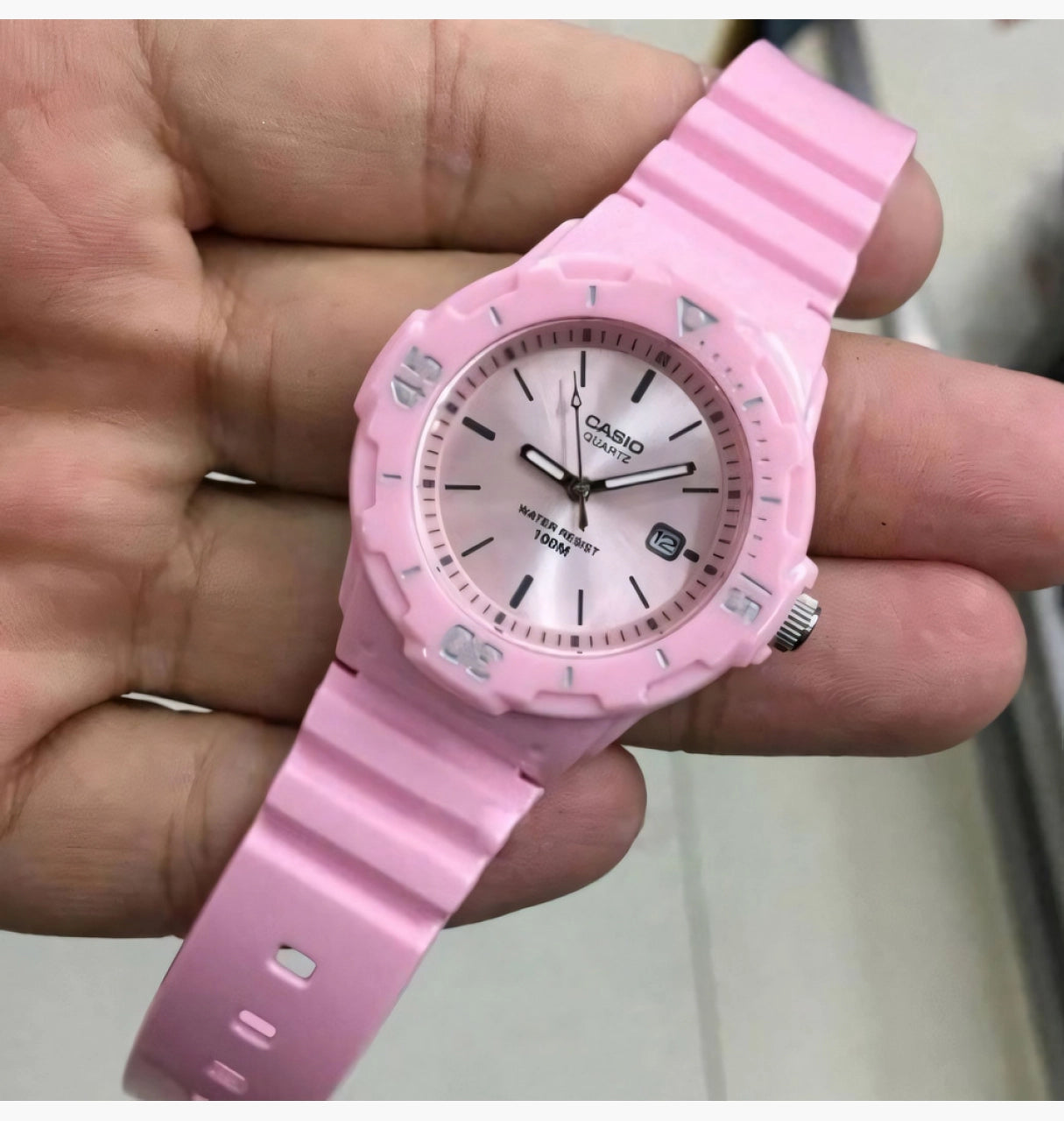 RELOJ CASIO LRW-200H-4E4 ROSA DEPORTIVO