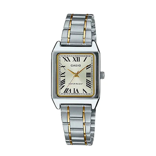 RELOJ CASIO LTP-V007D-9B ACERO NUMEROS ROMANOS