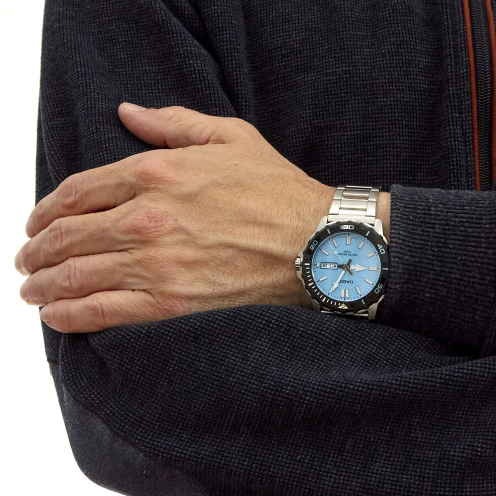 RELOJ CASIO MTP-125D-2A3 ACERO