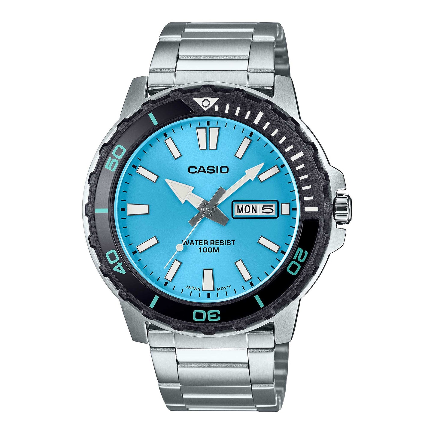 RELOJ CASIO MTP-125D-2A3 ACERO