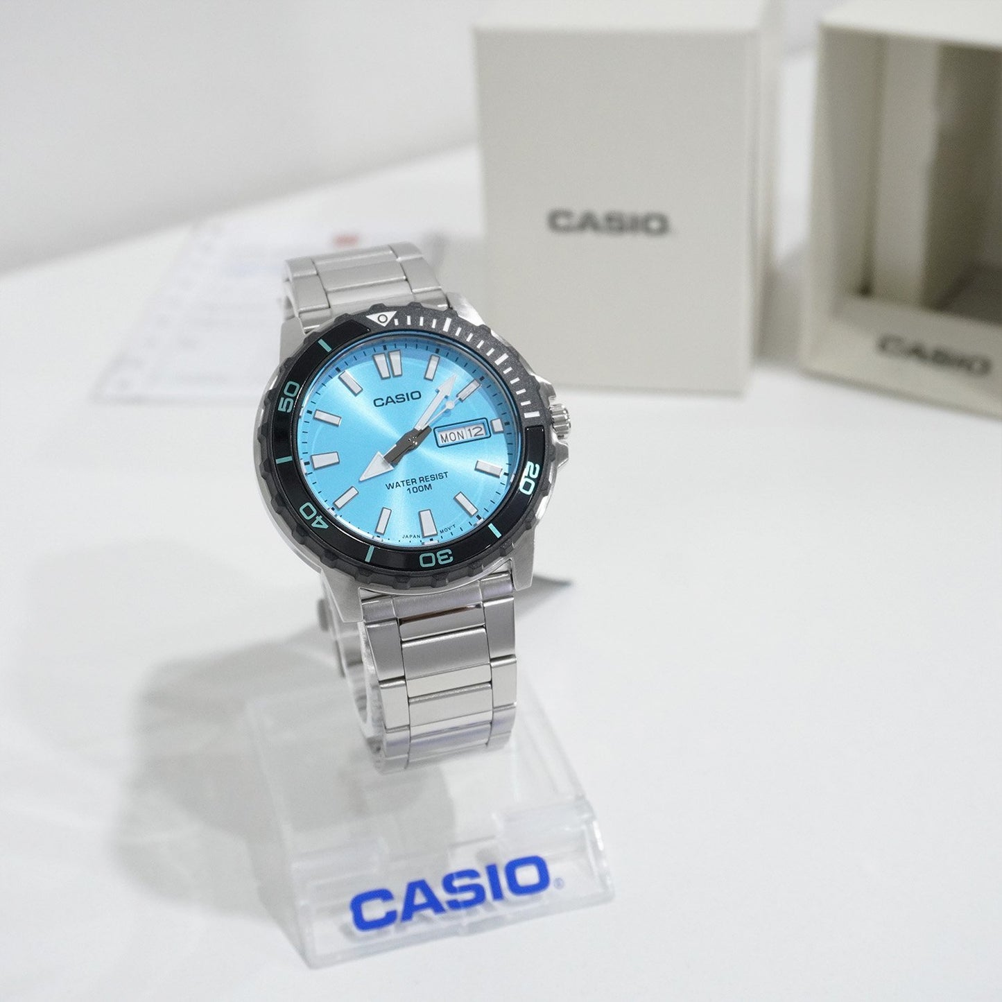 RELOJ CASIO MTD-125D-2A3 ACERO