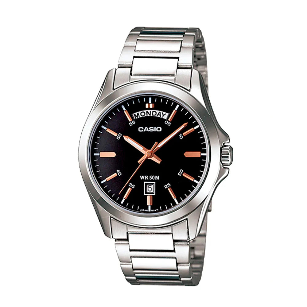 RELOJ CASIO MTP-1370D-1A2 ACERO