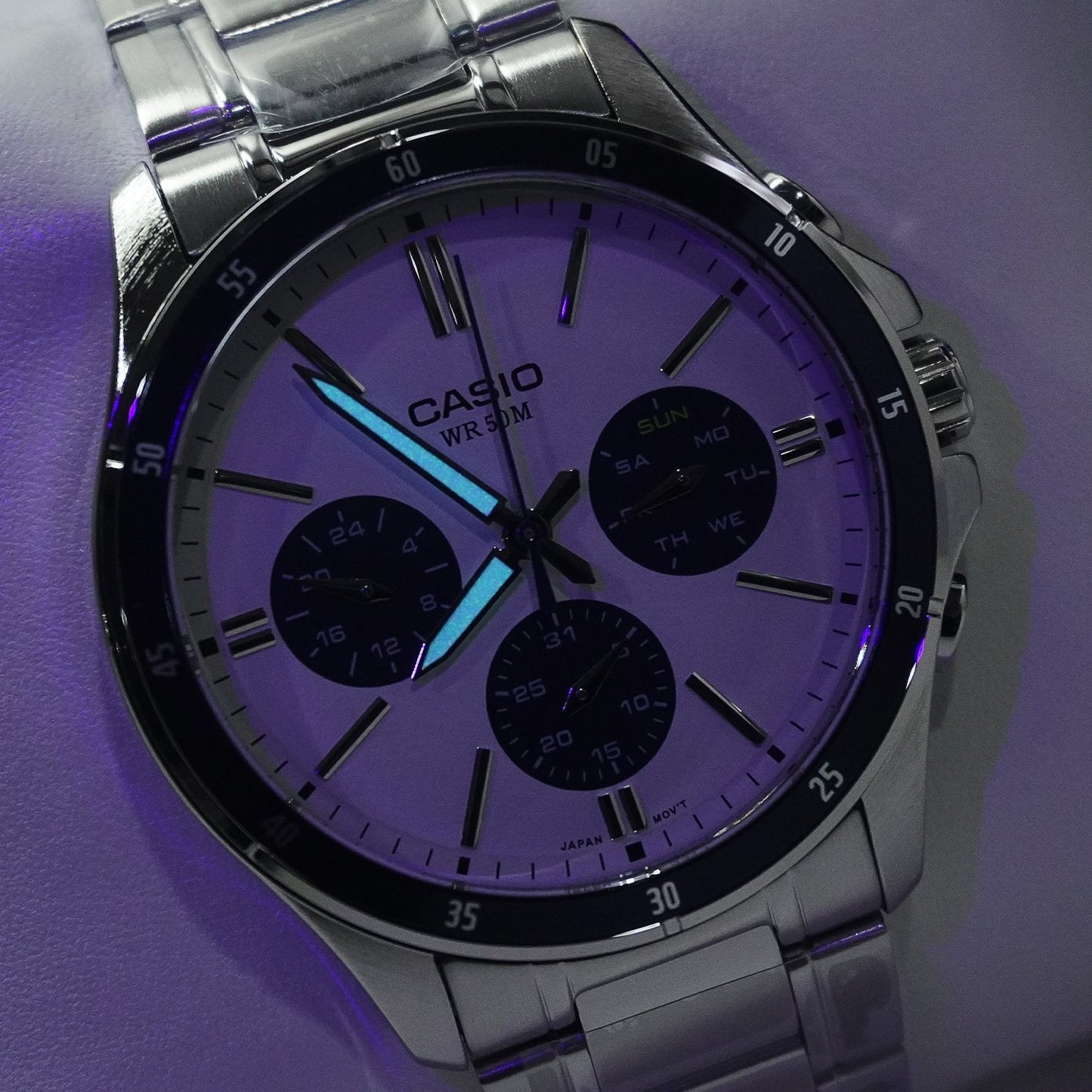RELOJ CASIO MTP-1374D-1A3 ACERO HOMBRE