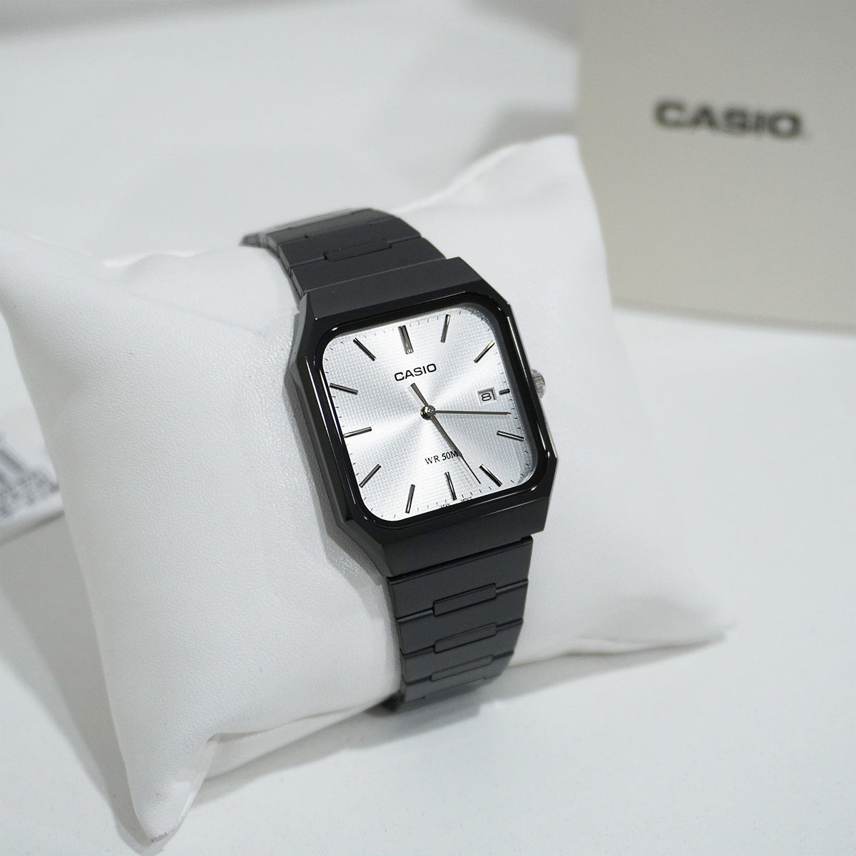 RELOJ CASIO MTP-B185B-1A ACERO
