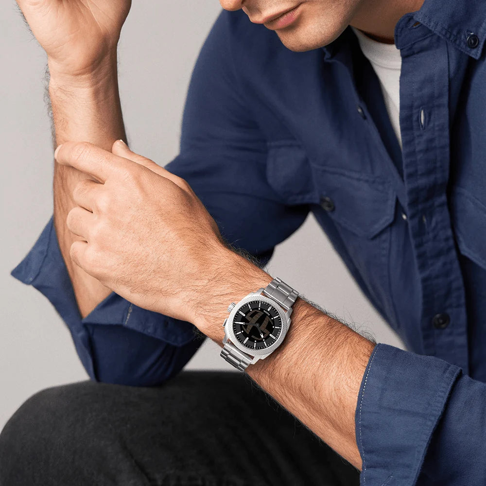 RELOJ FOSSIL BIG TIC FS6155 ACERO