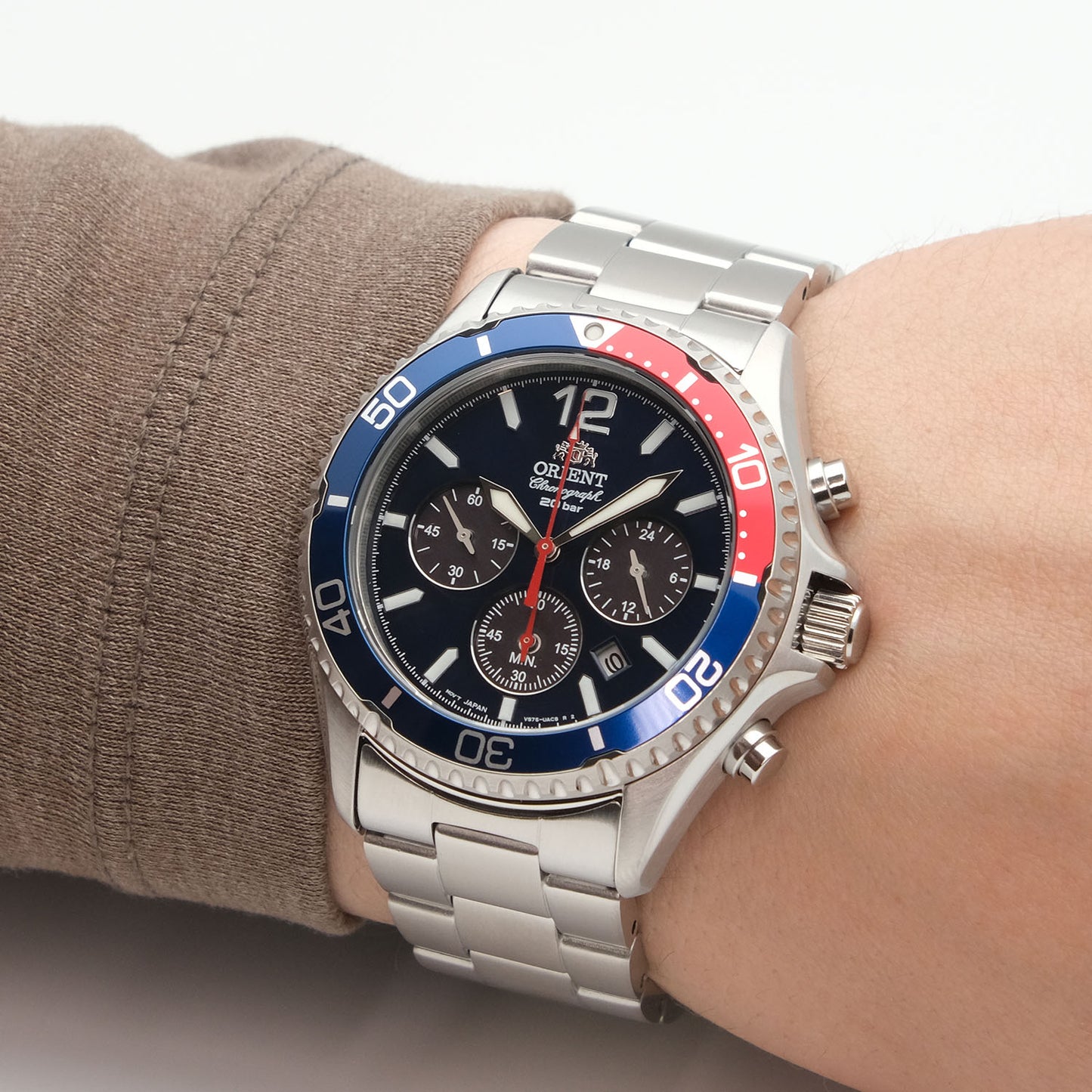 RELOJ ORIENT RA-TX0201L MAKO SOLAR ACERO