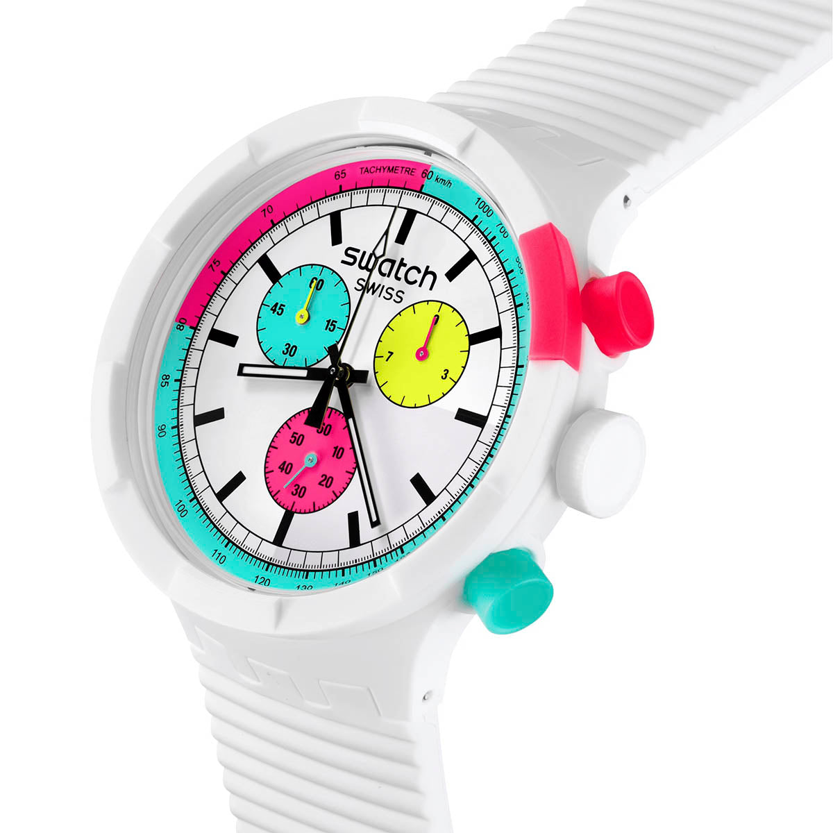 RELOJ SWATCH SB06W100 THE PURITY OF NEON
