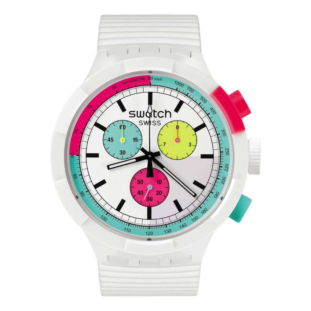 RELOJ SWATCH SB06W100 THE PURITY OF NEON