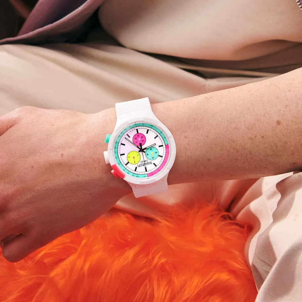 RELOJ SWATCH SB06W100 THE PURITY OF NEON