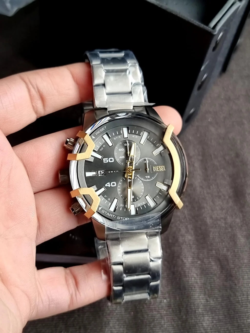 RELOJ DIESEL GRIFFED DZ4668 ACERO