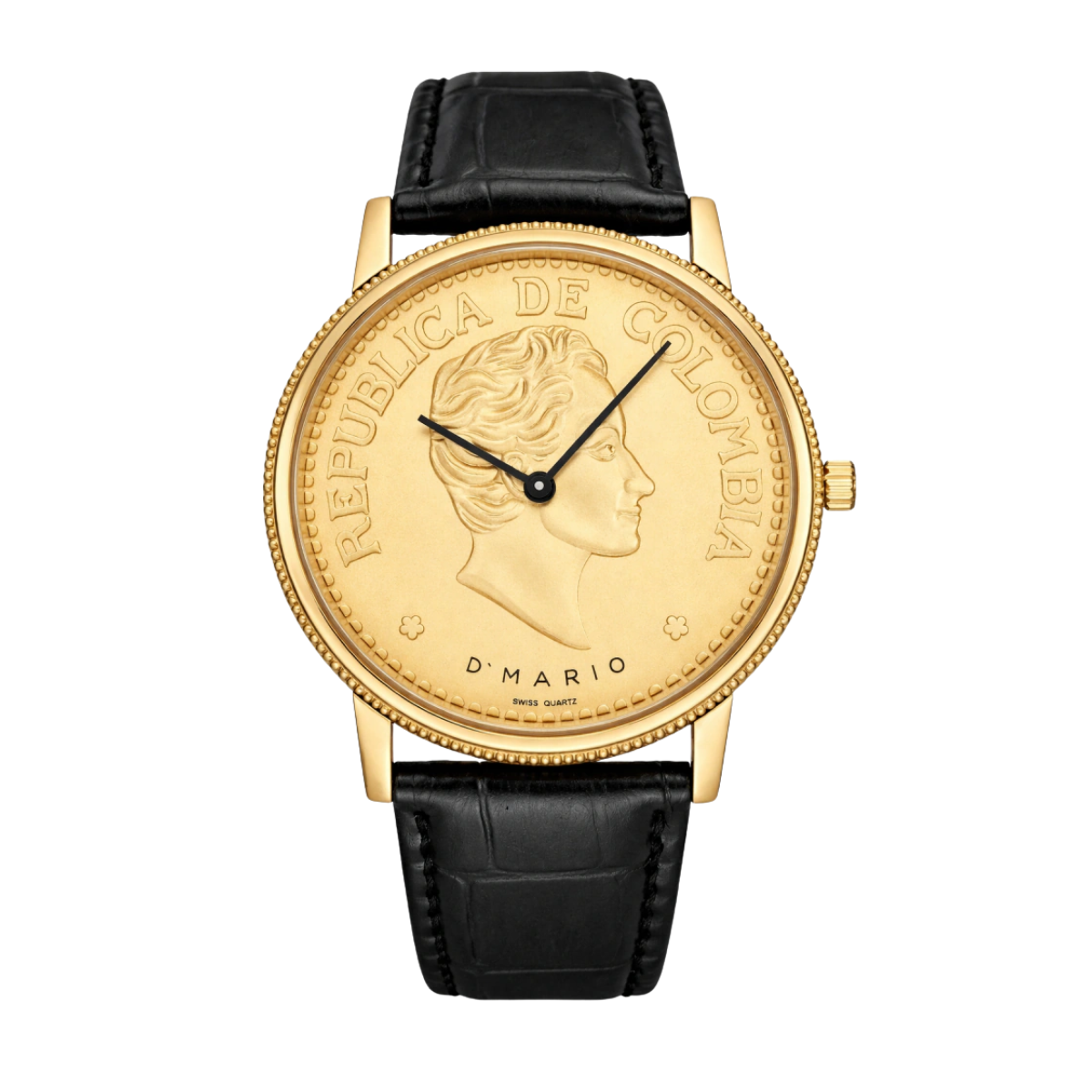 RELOJ D'MARIO ZL3188 CUERO