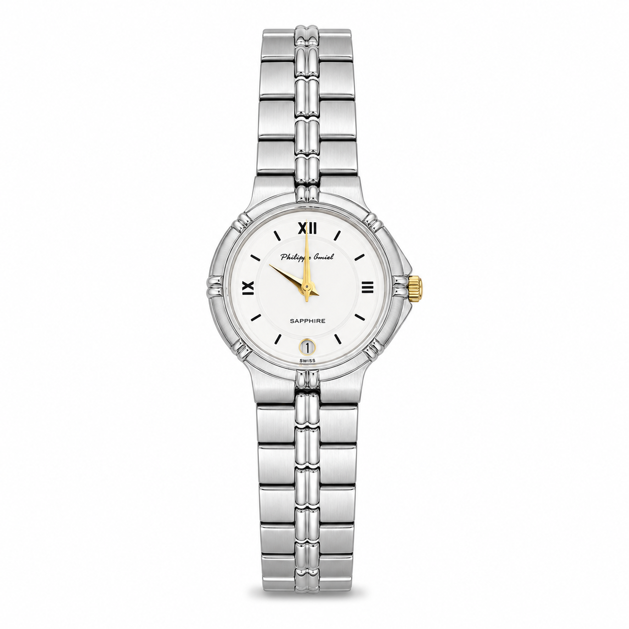 Philippe Amiel F6031 Reloj para Mujer Bicolor Acero Inoxidable Plata y Oro