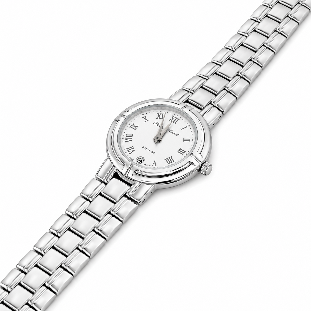 Philippe Amiel F6312 Reloj para Mujer Acero Inoxidable Plateado