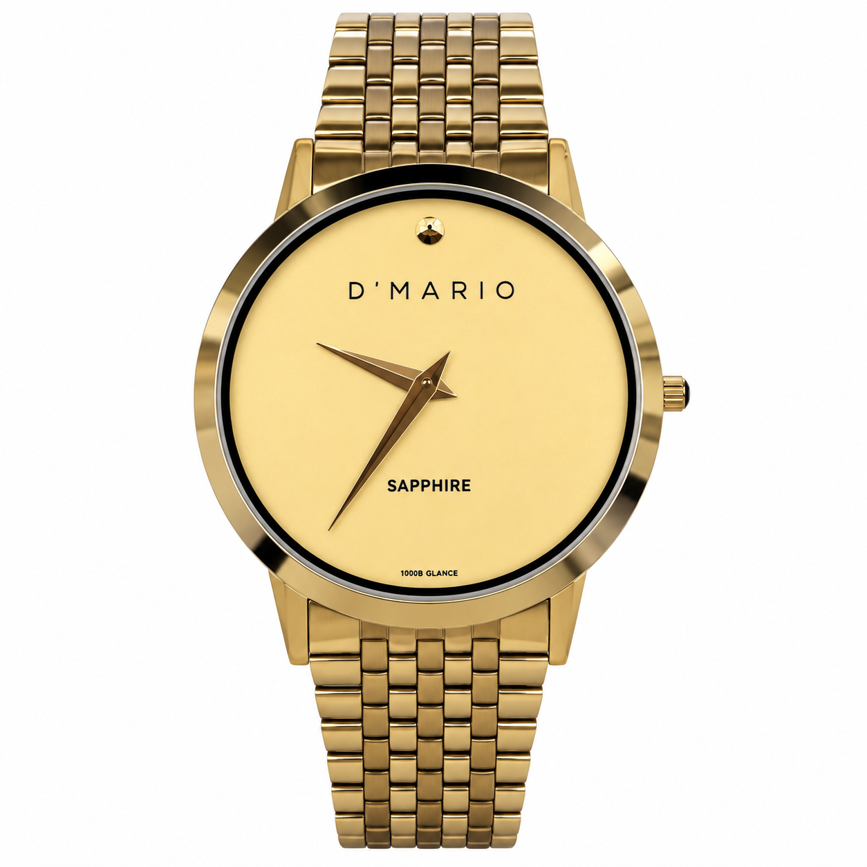 RELOJ D'MARIO ZS3180 TABLERO CHAMPAGNE