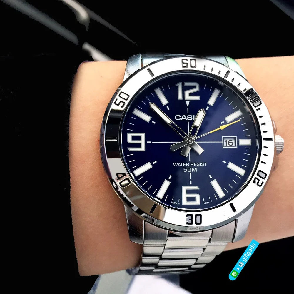 RELOJ CASIO MTP-VD01D-2BV ACERO