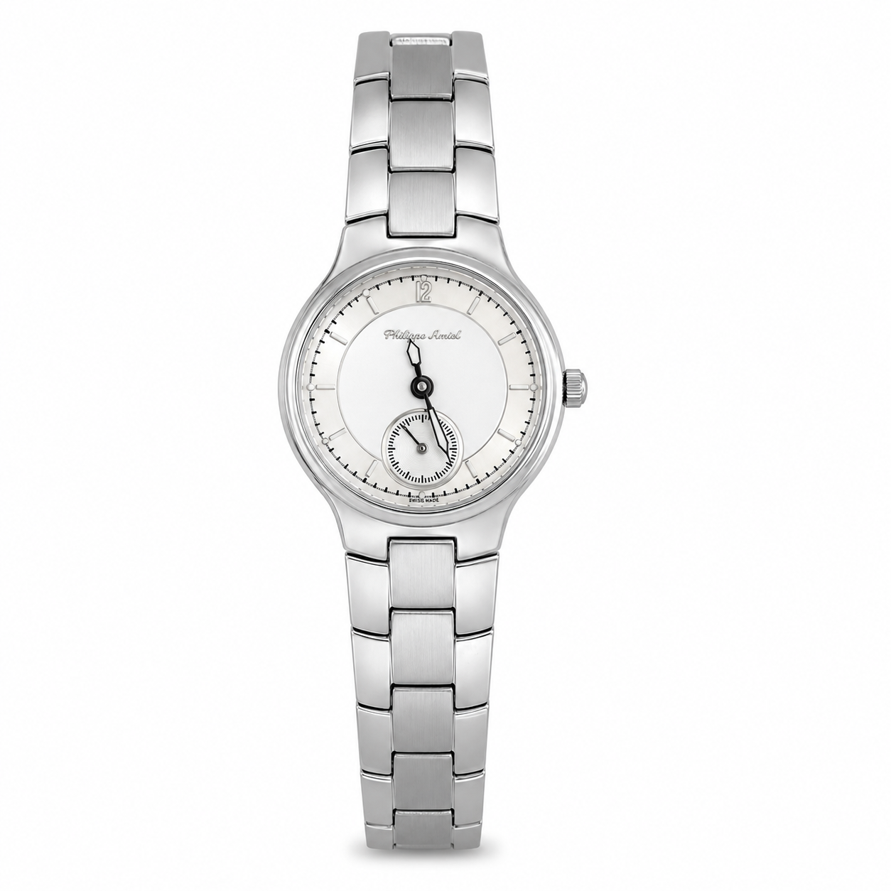 Philippe Amiel F6240 Reloj para Mujer Acero Inoxidable Plateado