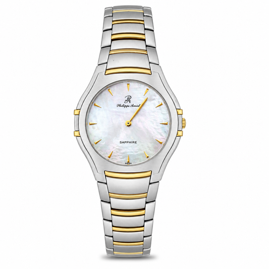 Philippe Amiel M6236 AZ Reloj Bicolor Acero Inoxidable con Nácar