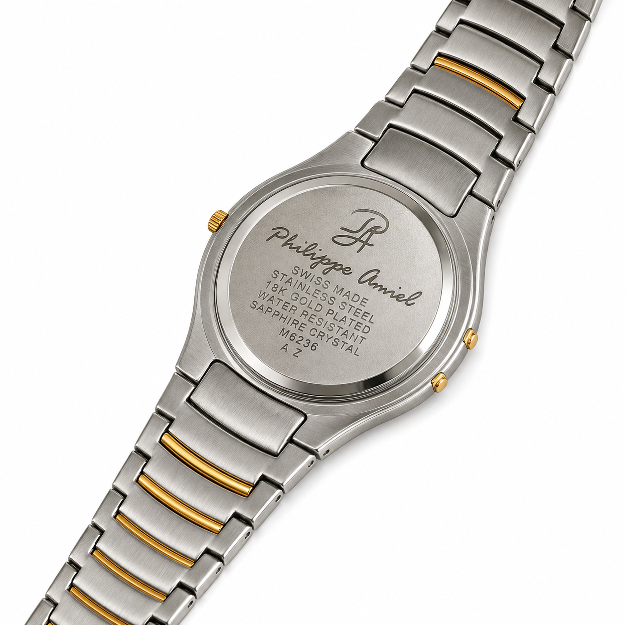 Philippe Amiel M6236 AZ Reloj Bicolor Acero Inoxidable con Nácar