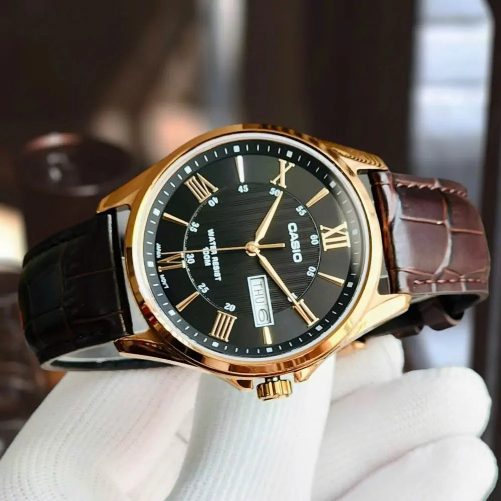 RELOJ CASIO MTP-11384L-1A CUERO