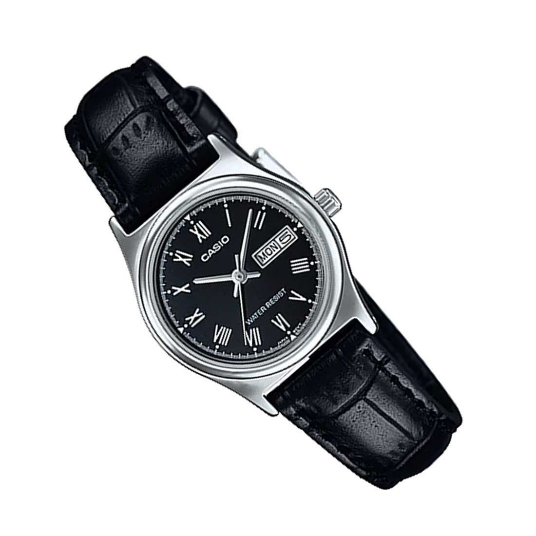 RELOJ CASIO LTP-V006L-1B CUERO DAMA