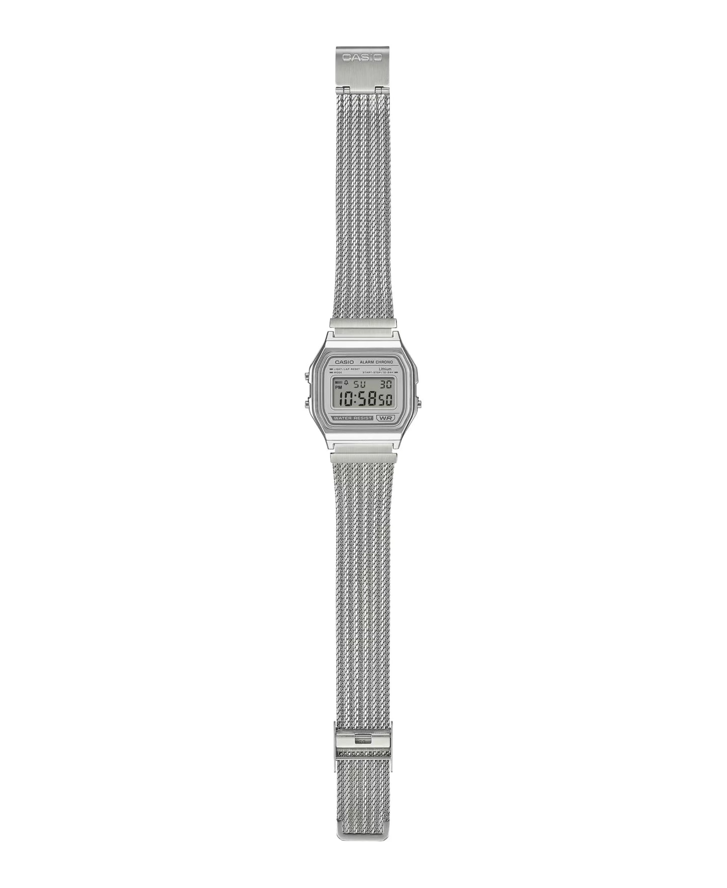 RELOJ CASIO DIGITAL A158WEM-7E ACERO