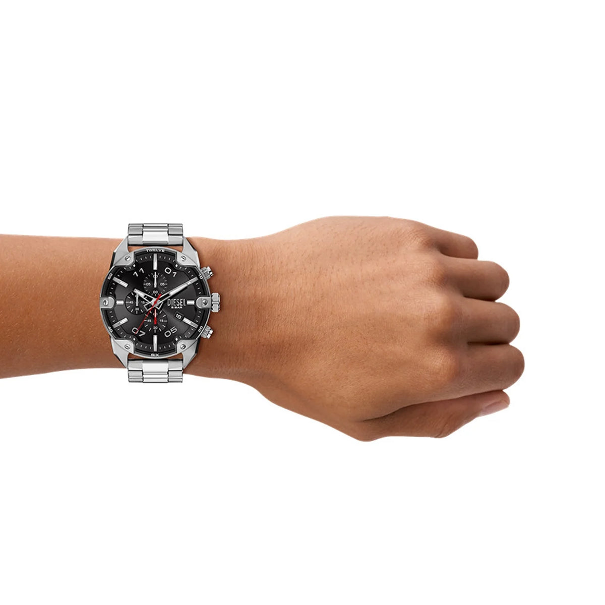 RELOJ DIESEL DZ4709 SPIKED ACERO
