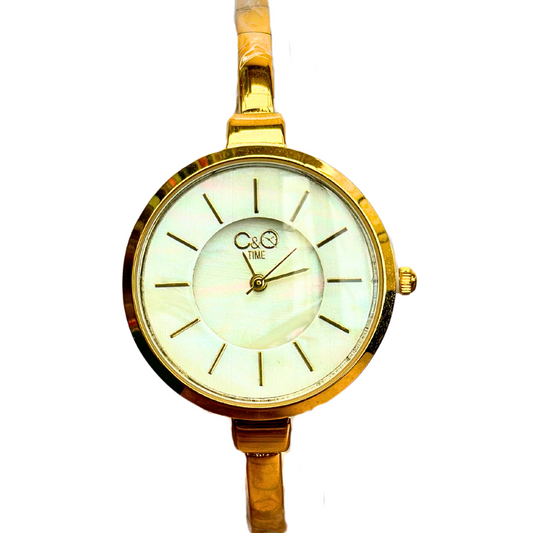 RELOJ DE DAMA ESTILO ARO EN ACERO CYQ