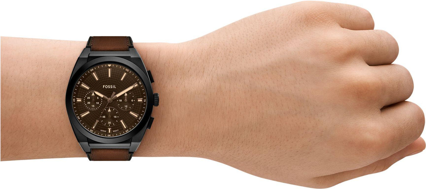 RELOJ FOSSIL FS6108 CUERO MARRON